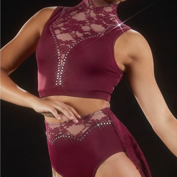 two piece dance costume - Picture 1 of 3